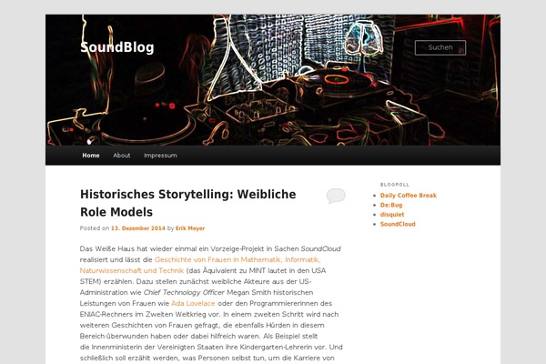 Site using Flattr plugin
