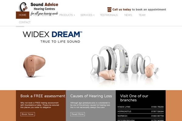 soundadvicehearing.co.uk site used Sah