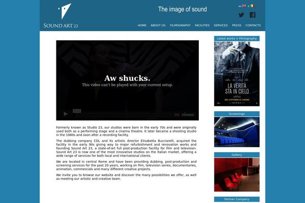 Site using EP Social Widget plugin