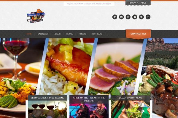 Bistro theme site design template sample