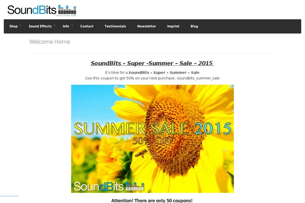 soundbits.de site used Wp_dubstep5
