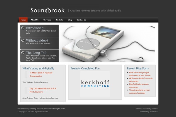 soundbrook.com site used Builder-architect