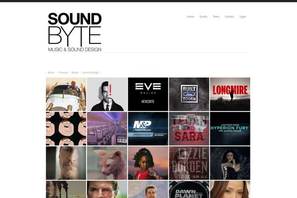 Aware theme site design template sample
