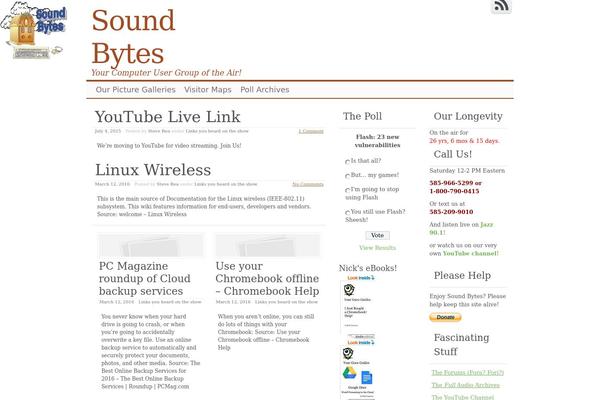 Site using Social Media Widget by Acurax plugin