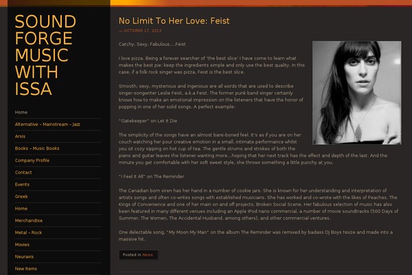 Sunspot theme site design template sample