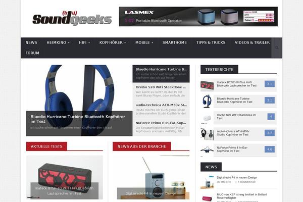 NovoMag theme site design template sample