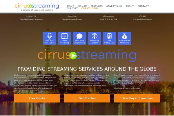 Site using Cherry-media-parallax plugin