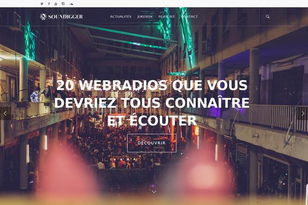 Site using Salient-social plugin