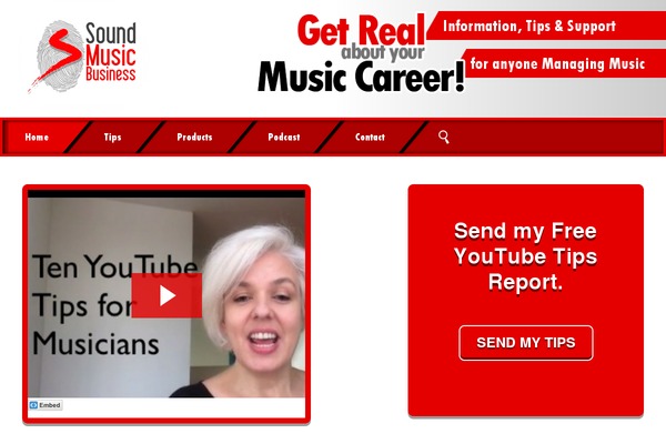 soundmusic theme websites examples