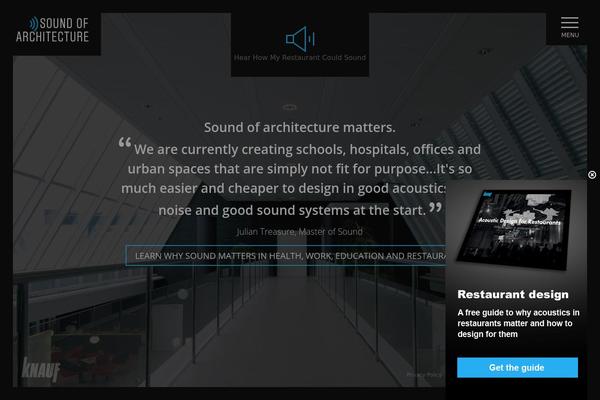 soundofarchitecture.com site used Soa