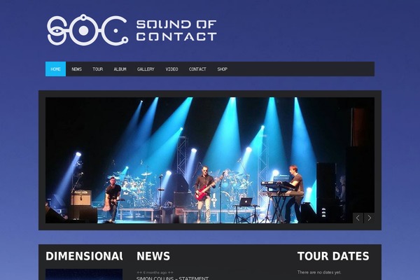 Soundboard theme site design template sample