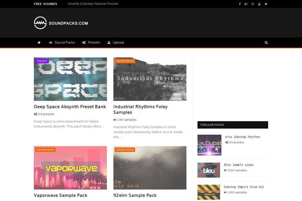 Spc theme site design template sample