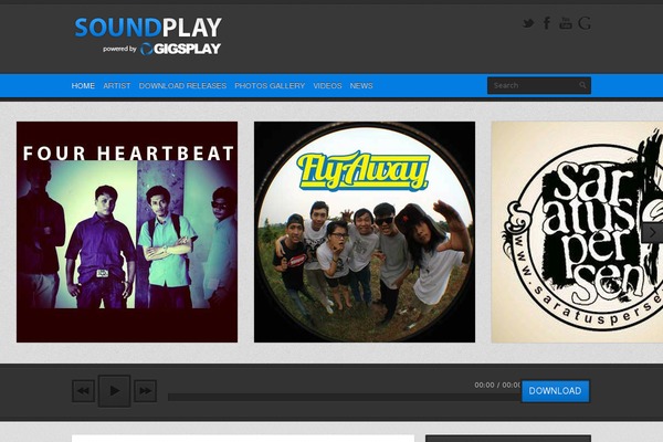 Site using Audio Album plugin