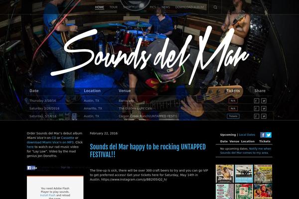 Trio theme site design template sample