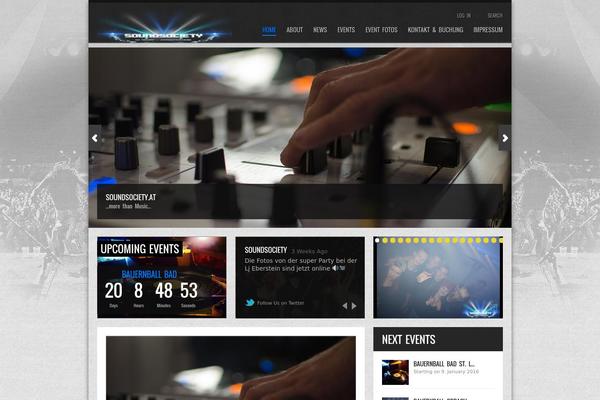 Rockit theme site design template sample