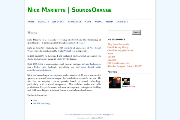 Site using podPress plugin