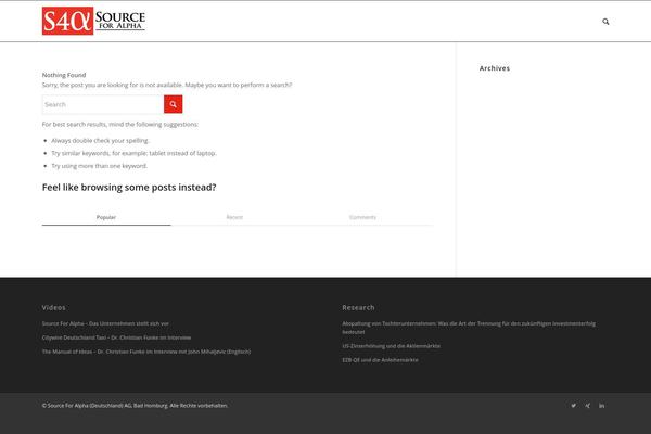 source-for-alpha.de site used S4a