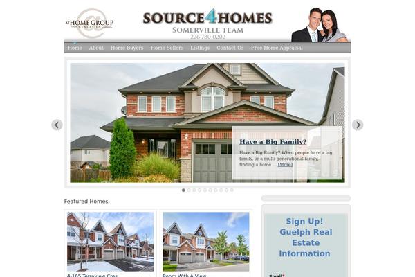AgentPress theme site design template sample