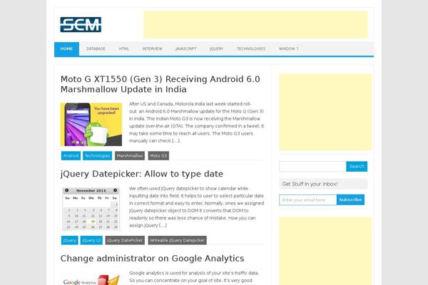 Iconic One theme site design template sample