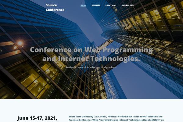 Colibri WP theme site design template sample