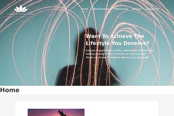 Lyrical theme site design template sample