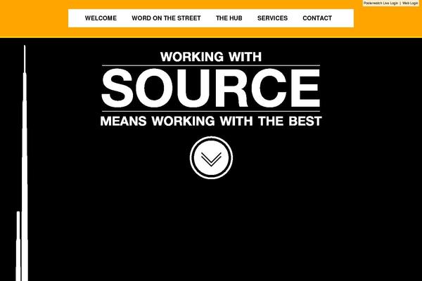Source theme site design template sample