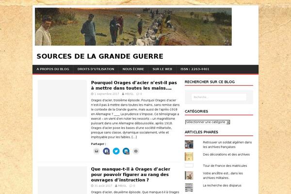 sourcesdelagrandeguerre.fr site used Book Rev Lite