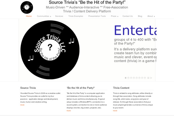 Site using Easy Social plugin