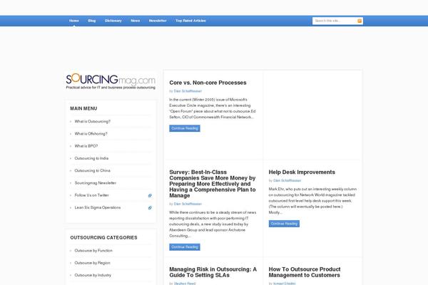 Ionmag theme site design template sample