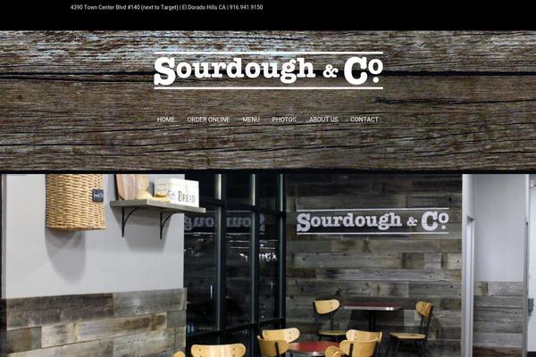 California theme site design template sample