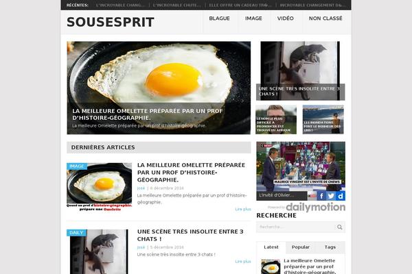 sousesprit.com site used Twenty Twenty-One