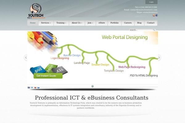 Supermassive theme site design template sample