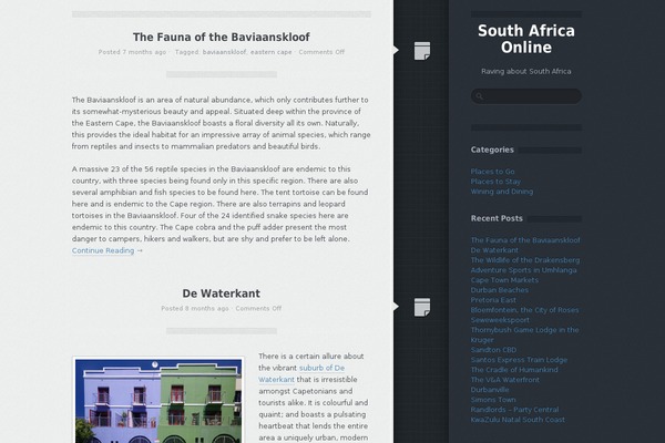 southafrica-online.org site used Launch