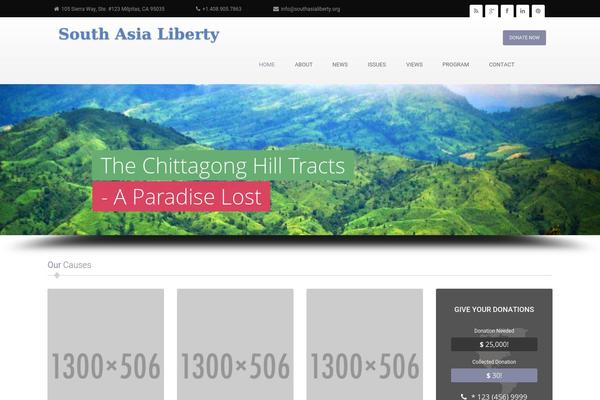 Sal theme site design template sample