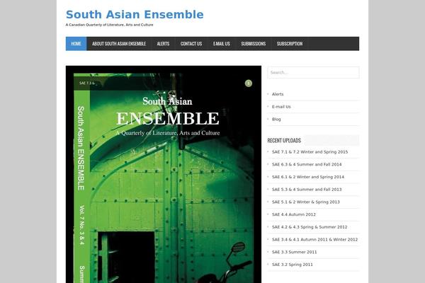Site using Image slider with description plugin