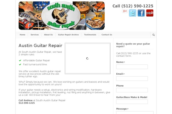 Modernize theme site design template sample