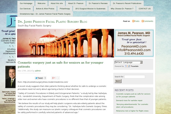 Site using G-translate plugin