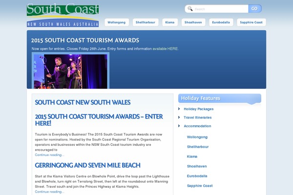 southcoast theme websites examples