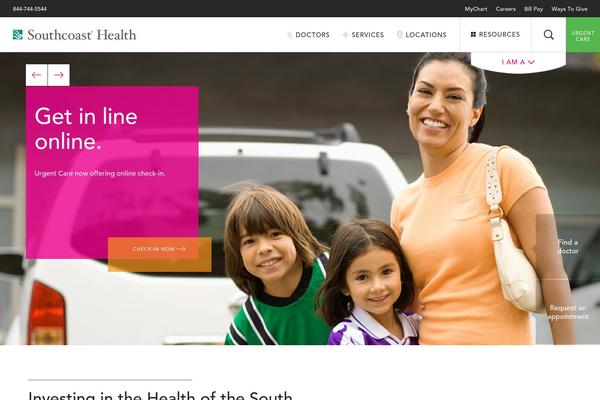 southcoast.org site used Southcoast