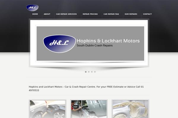 Auto Repair theme site design template sample