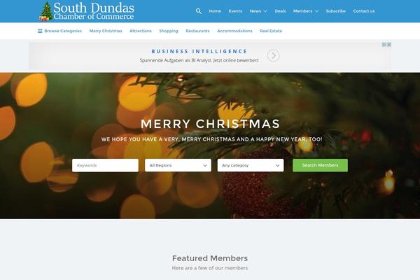 Listify theme site design template sample