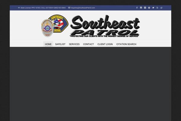 Highend theme site design template sample