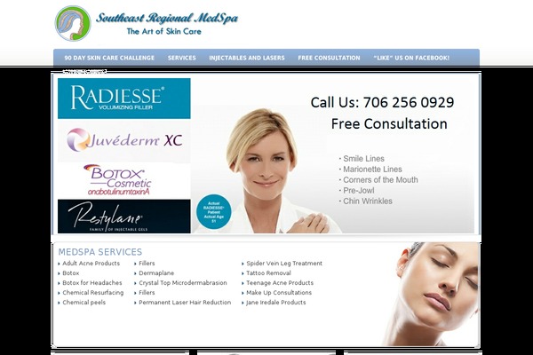 Spa theme site design template sample