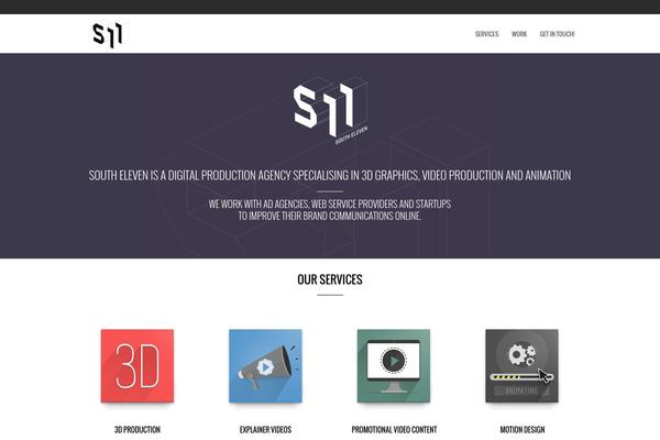 River theme site design template sample
