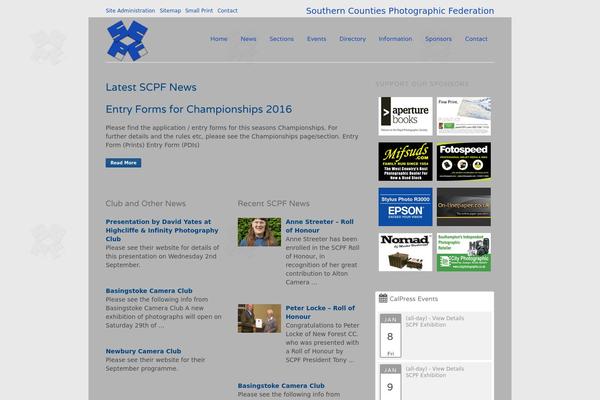 southerncountiespf.org.uk site used Construct