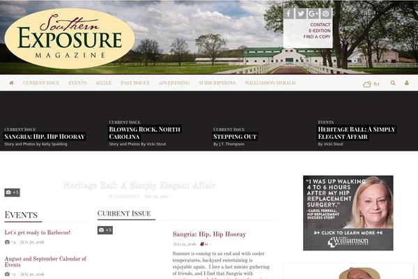 CW Magazine theme site design template sample