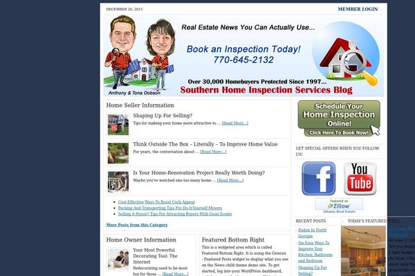News theme site design template sample