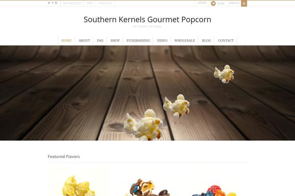Food & Cook theme site design template sample