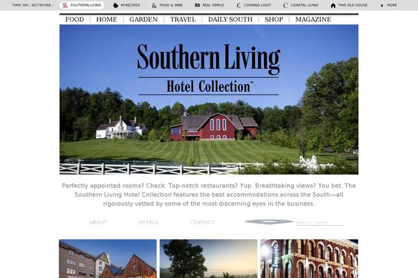 southernlivinghotelcollection.com site used Hotels-collection