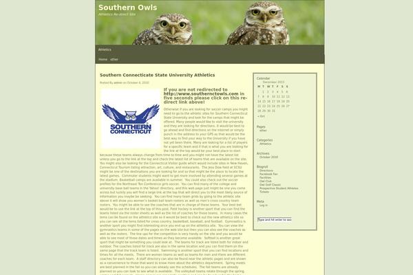 southernowls.com site used Maiden Voyage